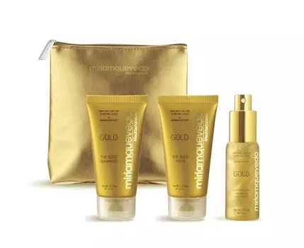 MIRIAM QUEVEDO Набор для путешествия Золотой / The Sublime Gold Deluxe Travel Edition Kit 2*50 мл + 30 мл