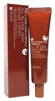 MIZON Крем с муцином улитки для лица, туба / ALL IN ONE SNAIL REPAIR CREAM 35 мл