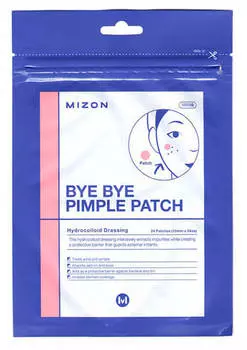 MIZON Патчи против акне / BYE BYE PIMPLE PATCH 24 шт