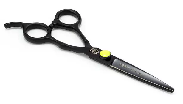 MIZUKA Ножницы парикмахерские PBS-R10B 5.5" blak & green