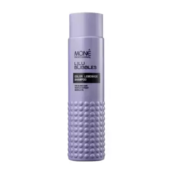 MONE PROFESSIONAL Шампунь для нежного и глубокого очищения осветленных волос / LILU BUBBLES COLOR LEMONADE SHAMPOO 300 мл