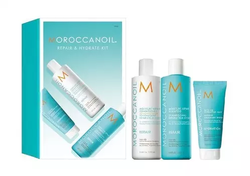 MOROCCANOIL Набор Восстановление и увлажнение (шампунь 250 мл, кондиционер 250 мл, увлажняющая маска 75 мл) REPAIR