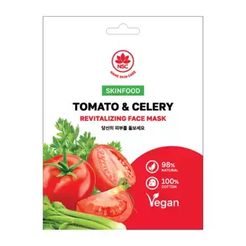 NAME SKIN CARE Маска тканевая для лица томат и сельдерей / Skinfood NSC 22 гр