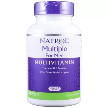 NATROL Добавка биологически активная к пище Мультивитамины для мужчин / Multiple for Men Multivitamin 90 таблеток