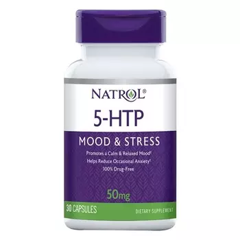 NATROL Добавка биологически активная к пище Натрол 5-гидрокситриптофан / 5-HTP 50 мг 30 капсул