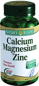 NATURE’S BOUNTY Кальций-Магний-Цинк, таблетки № 100