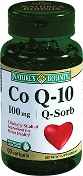 NATURE’S BOUNTY Коэнзим Q-10, капсулы 100 мг № 60