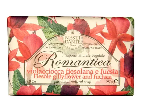 NESTI DANTE Мыло ароматы Фиезоле и фуксии / Romantica 250 г