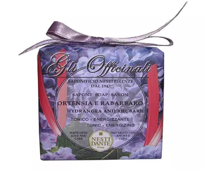 NESTI DANTE Мыло Гортензия и ревень / Gli Officinali 200 г