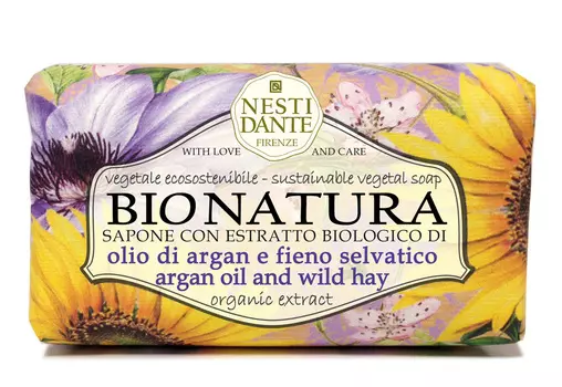 NESTI DANTE Мыло Масло аргании и альпийские травы / Argan Oil &amp; Hay 250 г
