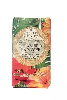 NESTI DANTE Мыло Янтарный мак / De Ambra Papaver 250 г
