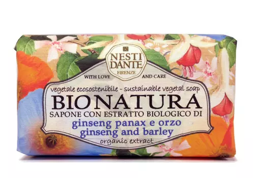 NESTI DANTE Мыло Женьшень и ячмень / Ginseng &amp; Barley 250 г