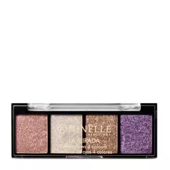 NINELLE Тени для век 4 оттенка, №507 натуральный сатиновый / LA MIRADA 3,4 гр