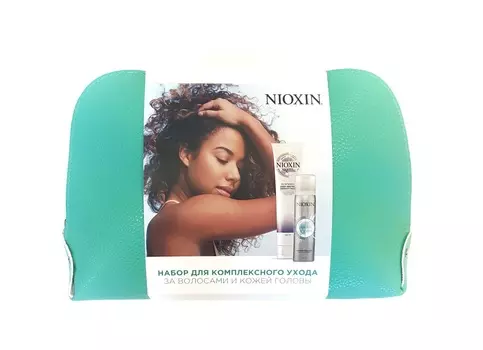 NIOXIN Набор подарочный в косметичке для глубокого восстановления волос (маска 150 мл, сухой шампунь 65 мл) 3D уход
