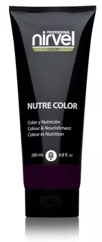 NIRVEL PROFESSIONAL Гель-маска питательная, цвет темно-баклажановый / NUTRE COLOR DARK AUBERGINE 200 мл