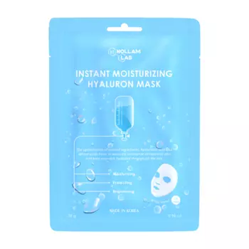 NOLLAM LAB Маска гиалуроновая тканевая для мгновенного увлажнения кожи 23 г