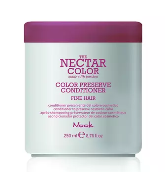 NOOK Кондиционер для ухода за тонкими окрашенными волосами / Color Preserve Conditioner - Fine Hair to preserve cosmetic color 250 мл