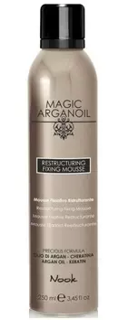 NOOK Мусс восстанавливающий средней фиксации для укладки волос / MAGIC ARGANOIL 250 мл