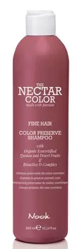 NOOK Шампунь для ухода за тонкими окрашенными волосами / Color Preserve Shampoo - Fine Hair to preserve cosmetic color 300 мл