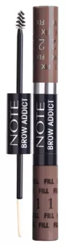 NOTE COSMETICS Гель-тинт многофункциональный для бровей 04 / Brow Addict 2 х 5 мл