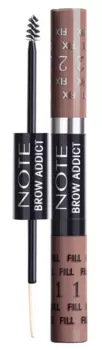 NOTE COSMETICS Гель-тинт многофункциональный для бровей 03 / Brow Addict 2 х 5 мл