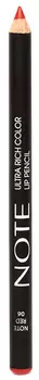 NOTE COSMETICS Карандаш насыщенного цвета для губ 06 / ULTRA RICH COLOR LIP PENCIL 1,1 г