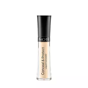 NOTE Консилер жидкий маскирующий защитный 01 / CONCEAL & PROTECT LIQUID CONCEALER 4,5 мл