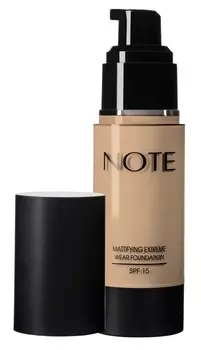 NOTE COSMETICS Основа тональная стойкая с матирующим эффектом 121 / MATTIFYING EXTREME WEAR FOUNDATION PUMP SPF15 35 мл