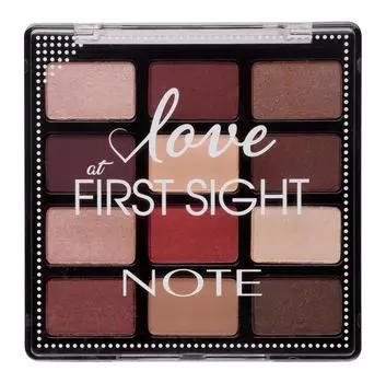 NOTE COSMETICS Тени для век из палитры 12 цветов 202 / Love at First Sight 12 х 1,3 г