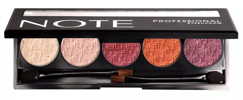 NOTE COSMETICS Тени для век, профессиональная палетка 107 / PROFESSIONAL EYESHADOW 5*2 г