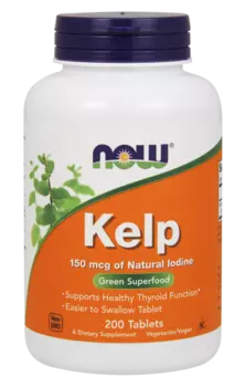 NOW FOODS Келп, таблетки 1500 мг № 200