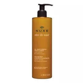 NUXE Гель ультранасыщенный очищающий для лица и тела / REVE DE MIEL 400 мл