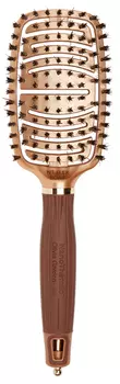 OLIVIA GARDEN Щетка Ceramic+Ion Nano Thermic Flex Boar BR-NT1PC-FLBOA