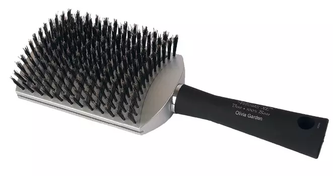 OLIVIA GARDEN Щетка Velours XL натуральная щетина / Olivia Garden