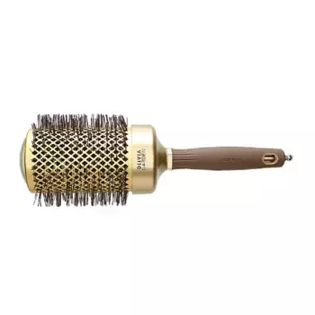 OLIVIA GARDEN Термобрашинг OG Expert Blowout Shine Wavy Bristles Gold&Brown 65 мм