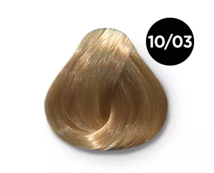 OLLIN PROFESSIONAL 10/03 краска для волос, светлый блондин прозрачно-золотистый / OLLIN COLOR 100 мл