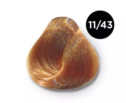 OLLIN PROFESSIONAL 11/43 краска для волос, специальный блондин медно-золотистый / OLLIN COLOR 100 мл