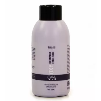 OLLIN PROFESSIONAL Эмульсия окисляющая 9% (30vol) / Oxidizing Emulsion OLLIN performance OXY 90 мл