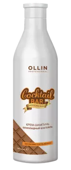 OLLIN PROFESSIONAL Крем-шампунь для шелковистости волос Шоколадный коктейль / Cocktail BAR 500 мл