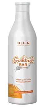 OLLIN PROFESSIONAL Крем-шампунь для восстановления волос Яичный коктейль / Cocktail BAR 500 мл