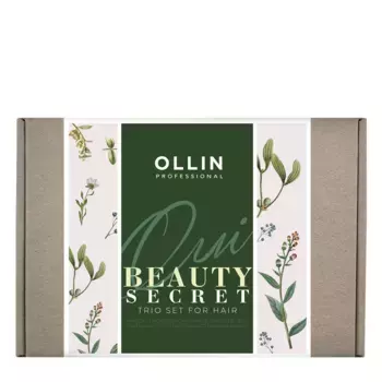 OLLIN PROFESSIONAL Набор Питание и блеск (шампунь 250 мл, кондиционер 200 мл, сыворотка 120 мл) Ollin Bionika