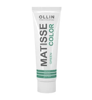 OLLIN PROFESSIONAL Пигмент прямого действия, зеленый / Green MATISSE COLOR 100 мл