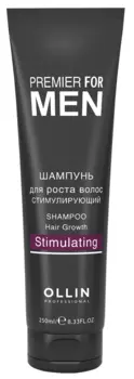 OLLIN PROFESSIONAL Шампунь стимулирующий для роста волос, для мужчин / Shampoo Hair Growth Stimulating PREMIER FOR MEN 250 мл