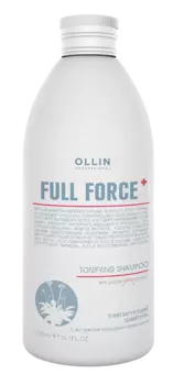 OLLIN PROFESSIONAL Шампунь тонизирующий с экстрактом пурпурного женьшеня / FULL FORCE 300 мл