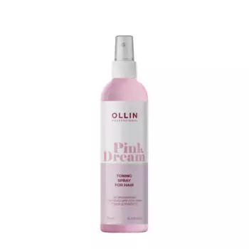 OLLIN PROFESSIONAL Спрей тонирующий розовый для волос / PINK DREAM 150 мл