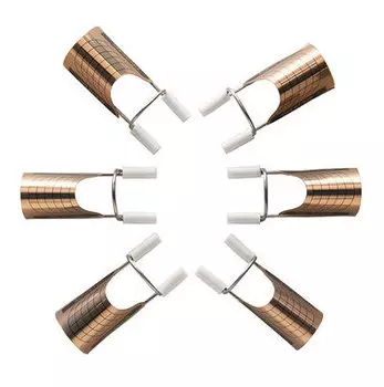 OPI Формы многоразовые тефлоновые для ногтей / Reusable Nail Forms 6 шт