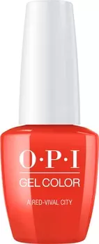 OPI Гель-лак для ногтей / A Red-vival City LISBON GELCOLOR 15 мл