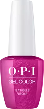 OPI Гель-лак для ногтей / Flashbulb Fuschia ICONIC GELCOLOR 15 мл