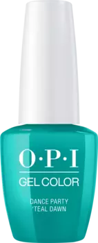 OPI Гель-лак для ногтей GCN74 / Dance Party Teal Dawn Gel Color 15 мл