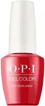 OPI Гель-лак для ногтей / Red Heads Ahead Gel Color 15 мл